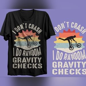 Bicycle Short Sleeve T-shirt Apparel Unisex Size Bike Enthusiast Theme